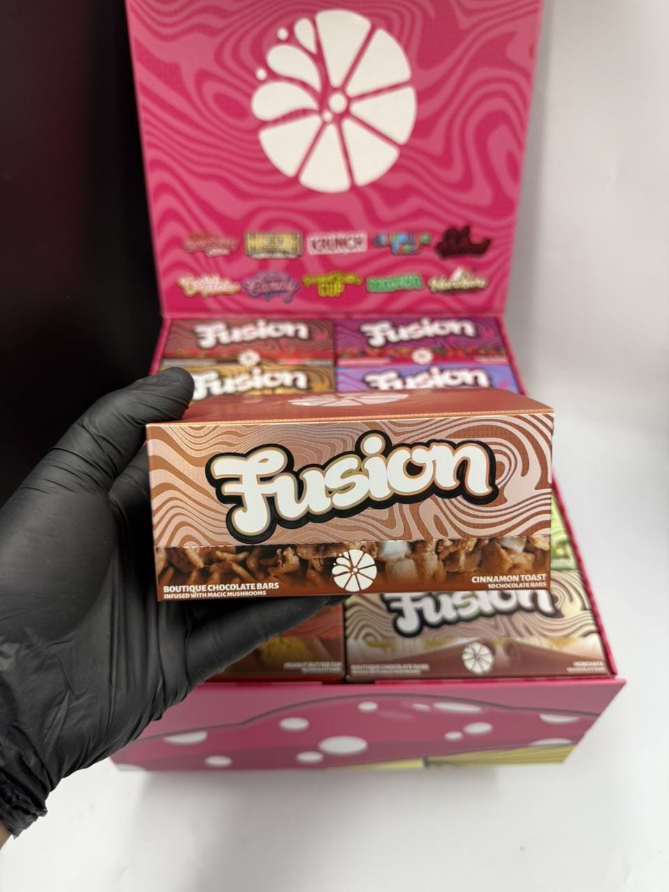 Boutique chocolate mushroom Fusion Bars